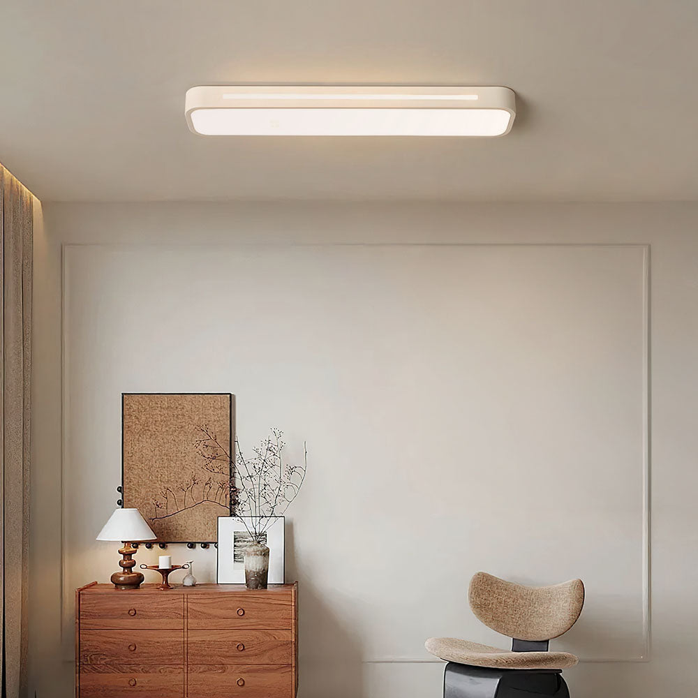 Rettango | Ultra-slanke LED Plafondlamp – Minimalistisch Rechthoekig Design van IJzer & Acryl