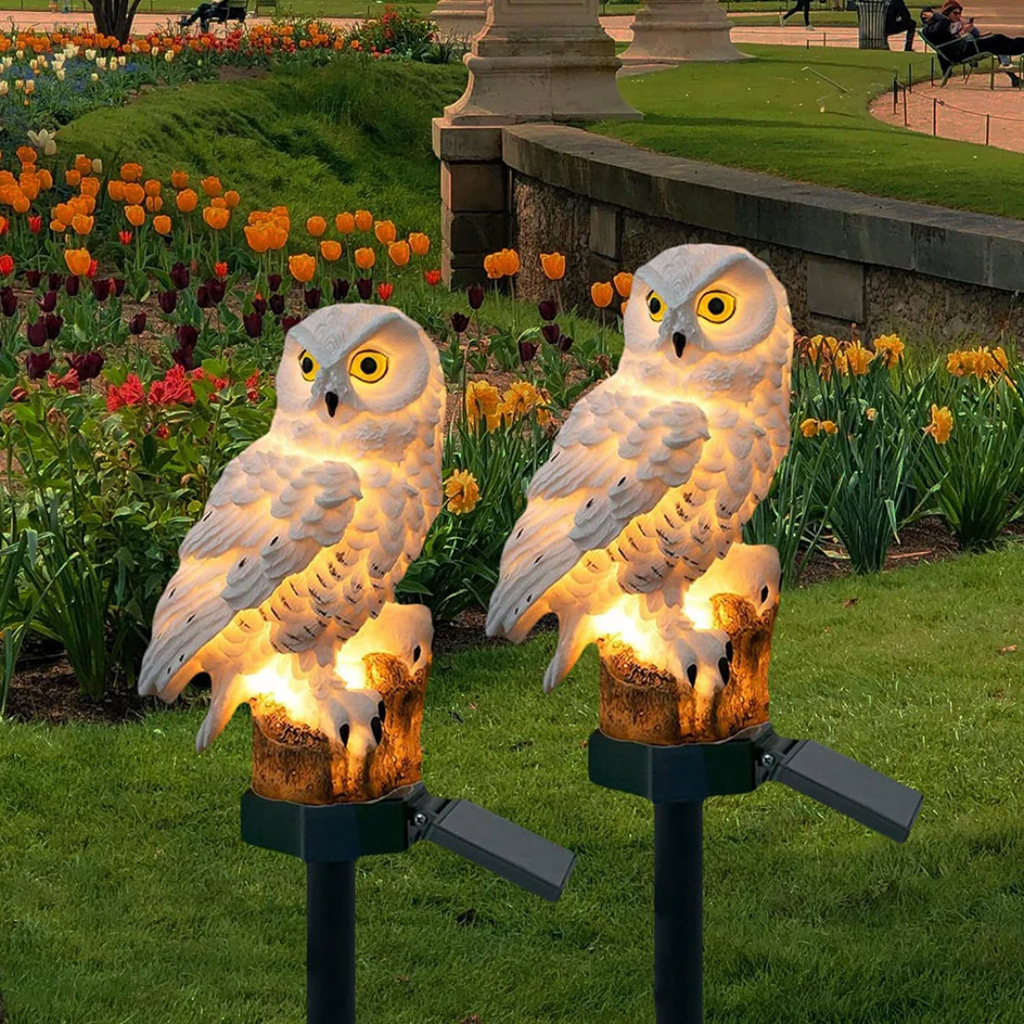 Uil Solar Buitenlamp – Warmwit LED – IP65 | Gufo Solare