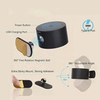 Draadloze Wandlamp – 360° Draaibaar – USB-Oplaadbaar | Gira Luce