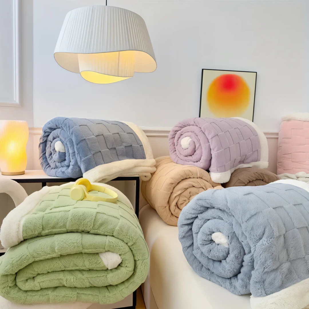 KoseVarm | Luxe Fleece Plaid – Dubbelzijdig Sherpa & Fleece – Superzacht Warmte Dekentje
