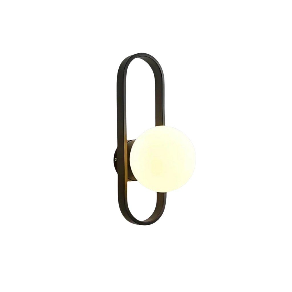 AuraLoop | Luxe Glas Wandlamp – Elegant Design – Glas & Metaal