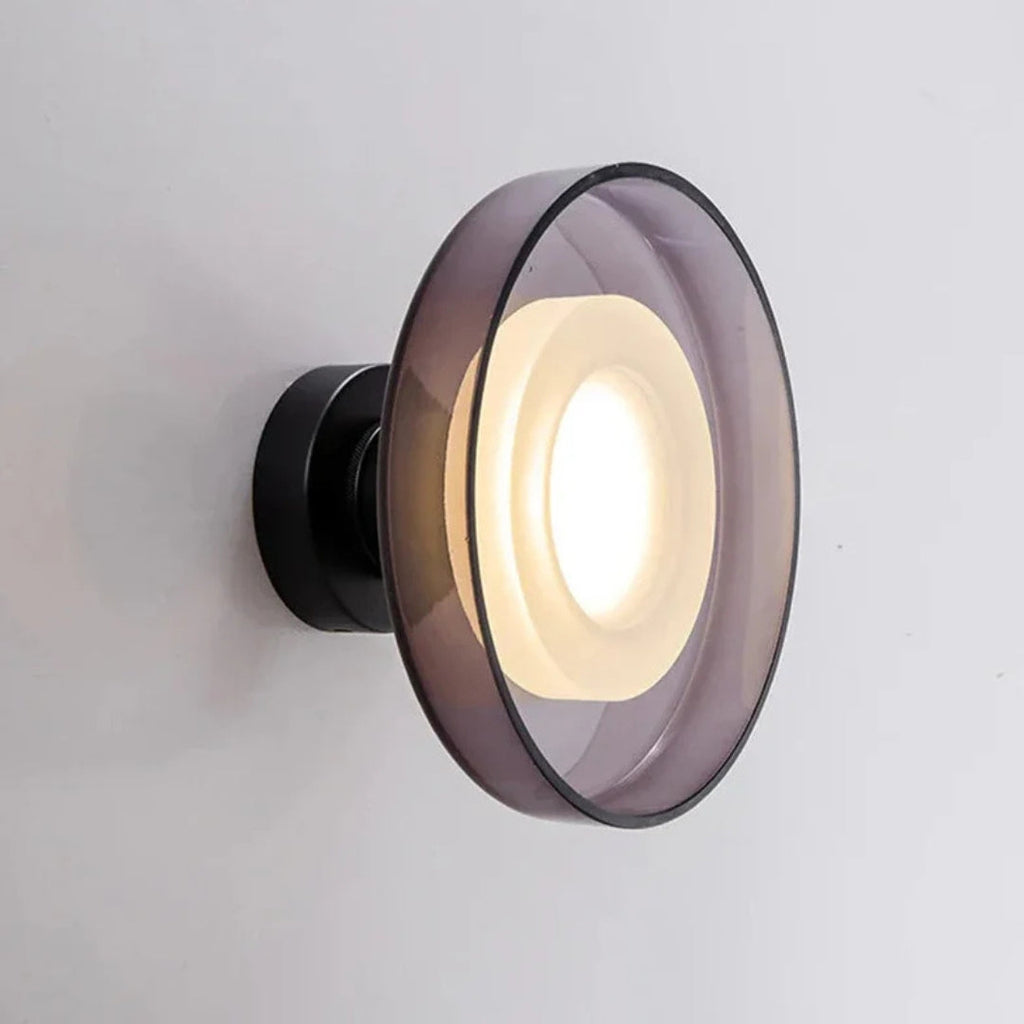 Nimbos | Architectonische Halo Lamp – Gelaagd Glas voor Wand & Plafond