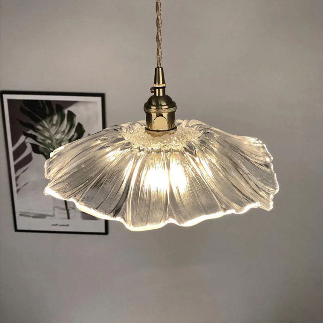 Cullivan | Bloemvormige Glazen Hanglamp