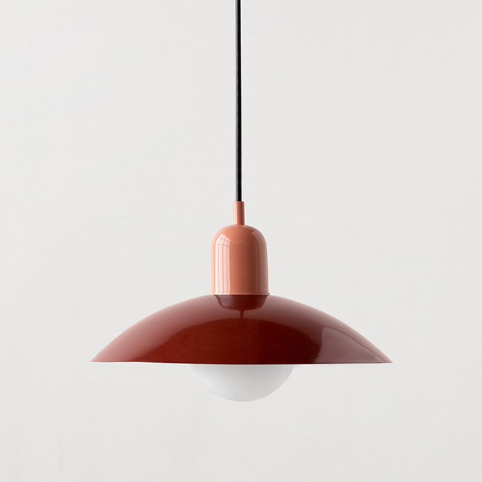 Pastel Dome | Bauhaus Hanglamp – Kleurrijk Metaal & Glas – Verstelbaar