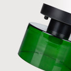 Vetro | Retro Plafondlamp van Gekleurd Glas