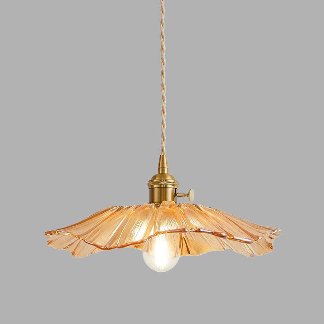 Cullivan | Bloemvormige Glazen Hanglamp