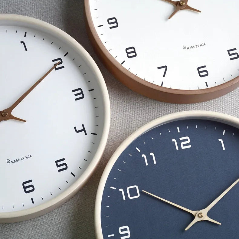 Moderne Wandklok Hout – Geruisloos Uurwerk – Minimalistisch | Tempo Bosco