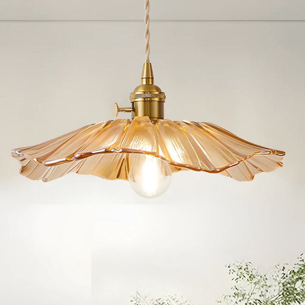 Cullivan | Bloemvormige Glazen Hanglamp
