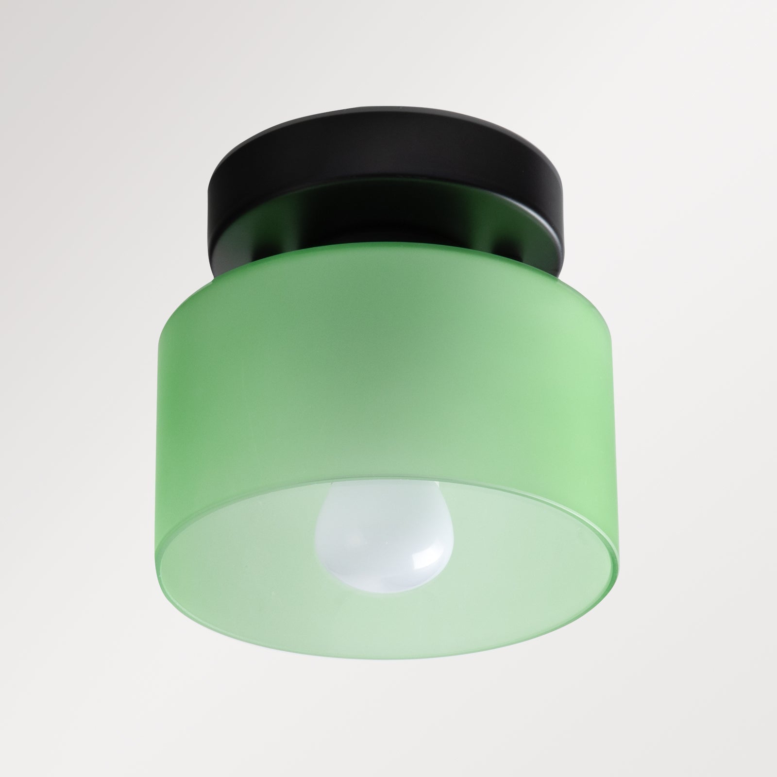 Vetro | Retro Plafondlamp van Gekleurd Glas