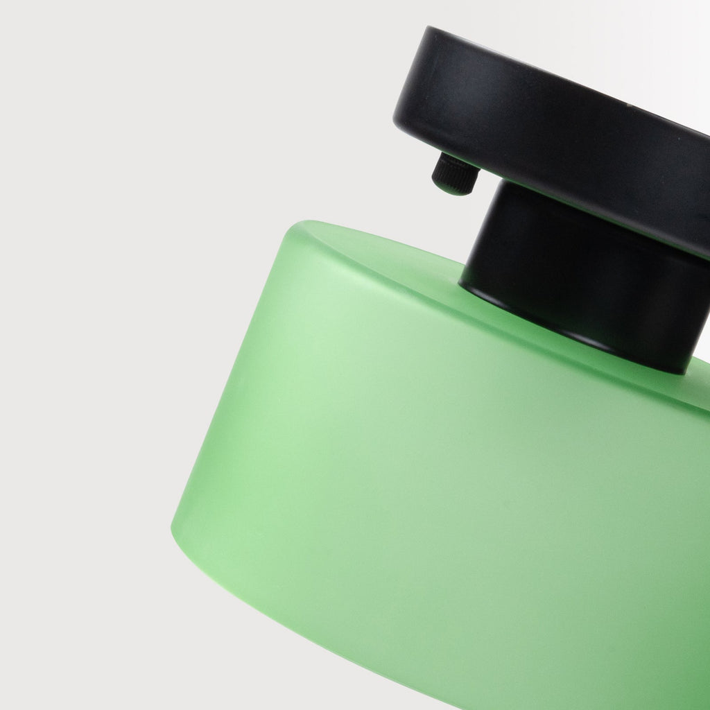 Vetro | Retro Plafondlamp van Gekleurd Glas