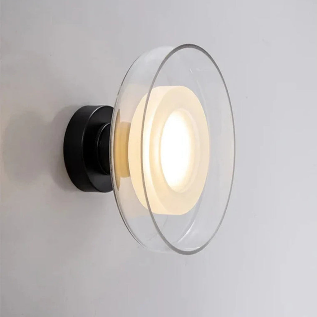 Nimbos | Architectonische Halo Lamp – Gelaagd Glas voor Wand & Plafond