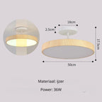 Sintero | Houtlook LED Plafondlamp