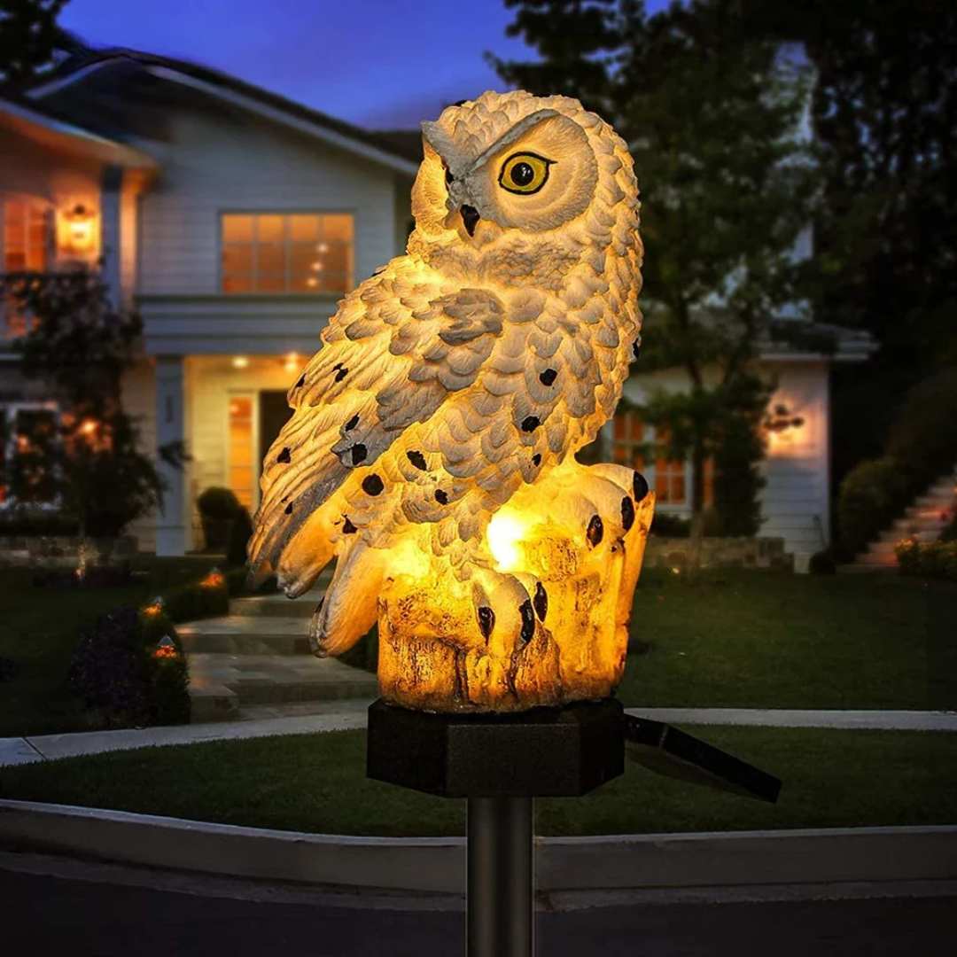 Uil Solar Buitenlamp – Warmwit LED – IP65 | Gufo Solare