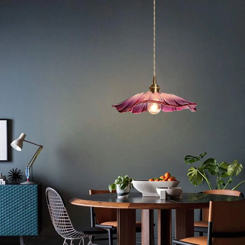 Cullivan | Bloemvormige Glazen Hanglamp