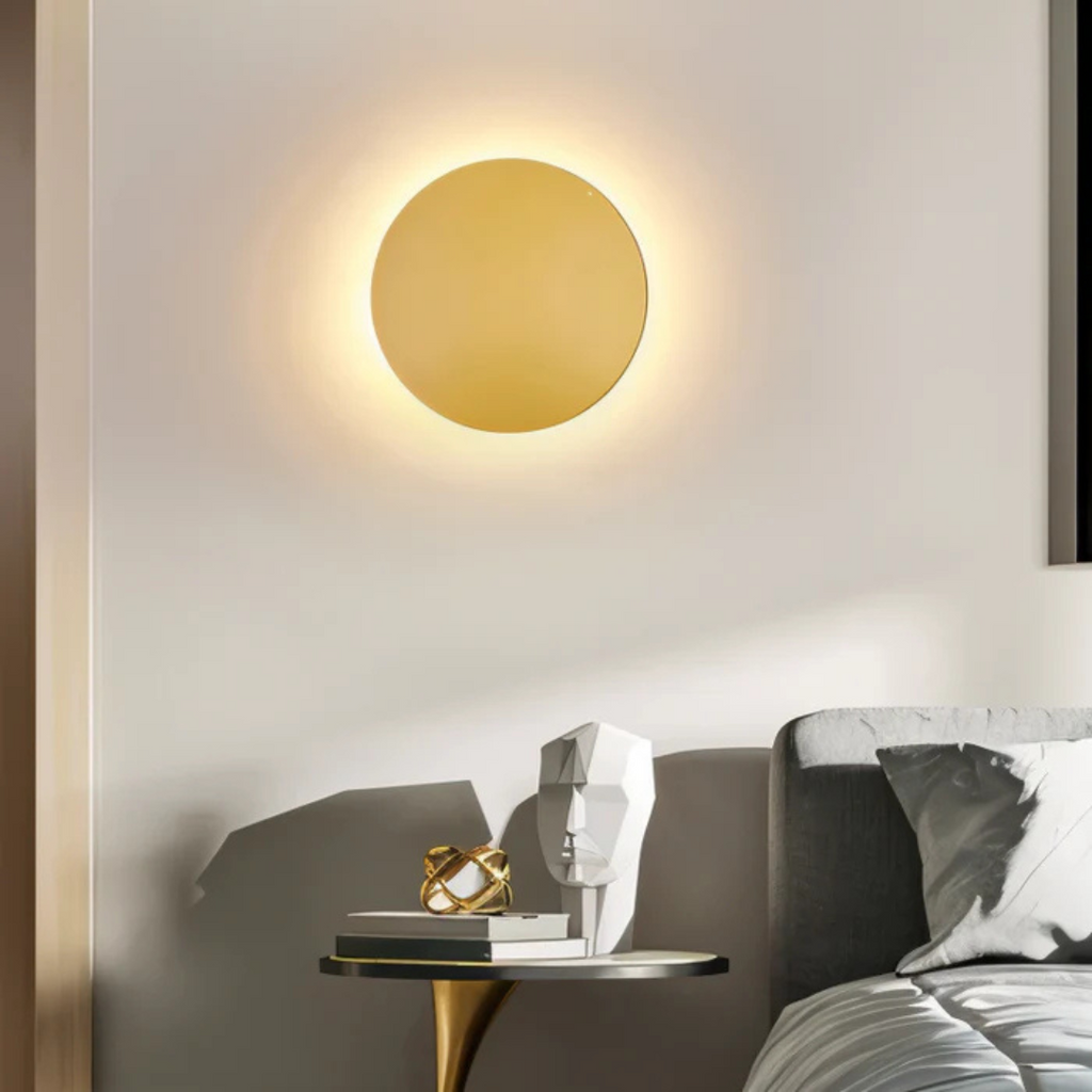 Platte LED Wandlamp Rond – Warm Wit Licht | Orbit