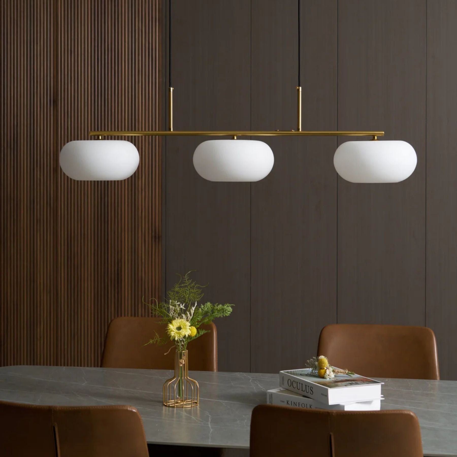 Aurabridge | Drie-lichts Hanglamp