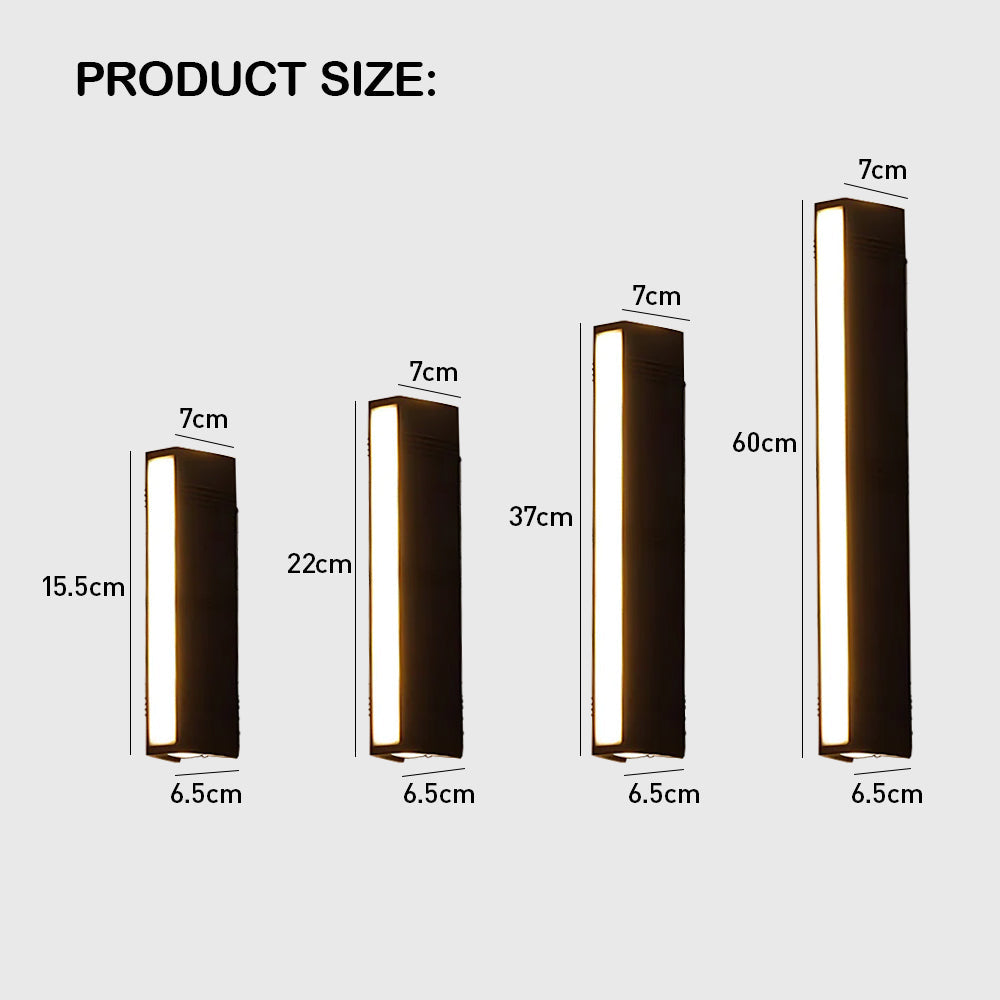 Aequr | Slanke Aluminium Buitenwandlamp