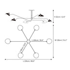 Stella | Design Plafondlamp met Verstelbare Lichtarmen