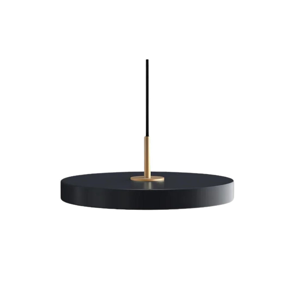 Sottile | Ultra-slanke Design Hanglamp – Minimalistisch Schijfontwerp van Aluminium & IJzer met Messing Accenten