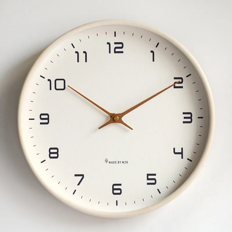 Moderne Wandklok Hout – Geruisloos Uurwerk – Minimalistisch | Tempo Bosco