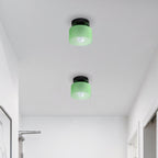 Vetro | Retro Plafondlamp van Gekleurd Glas