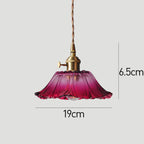 Cullivan | Bloemvormige Glazen Hanglamp