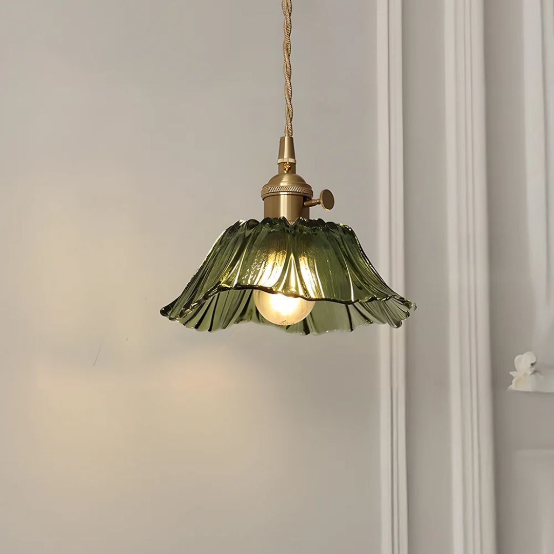 Cullivan | Bloemvormige Glazen Hanglamp
