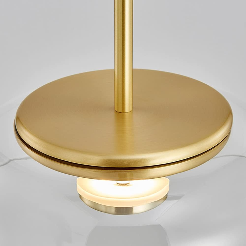 Yuna | Moderne Glazen Hanglamp – Elegant Design met Metaal Accenten & LED