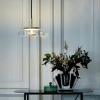 Yuna | Moderne Glazen Hanglamp – Elegant Design met Metaal Accenten & LED