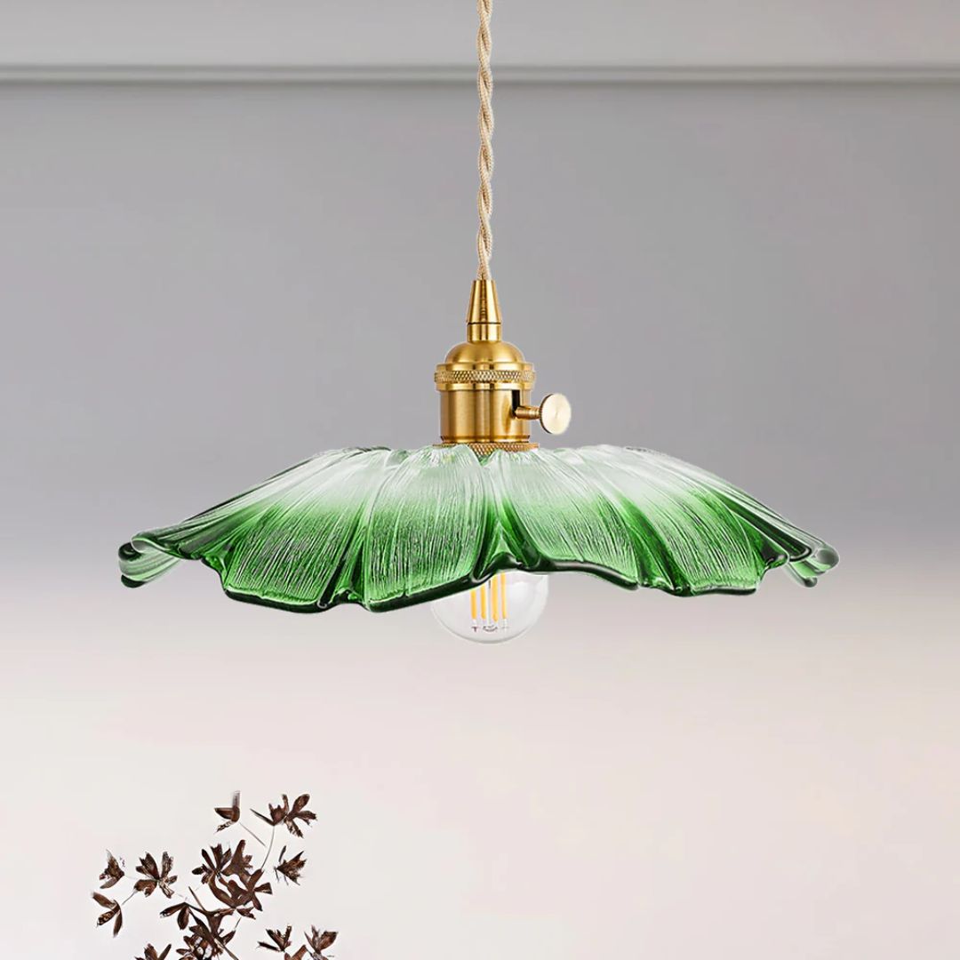 Cullivan | Bloemvormige Glazen Hanglamp