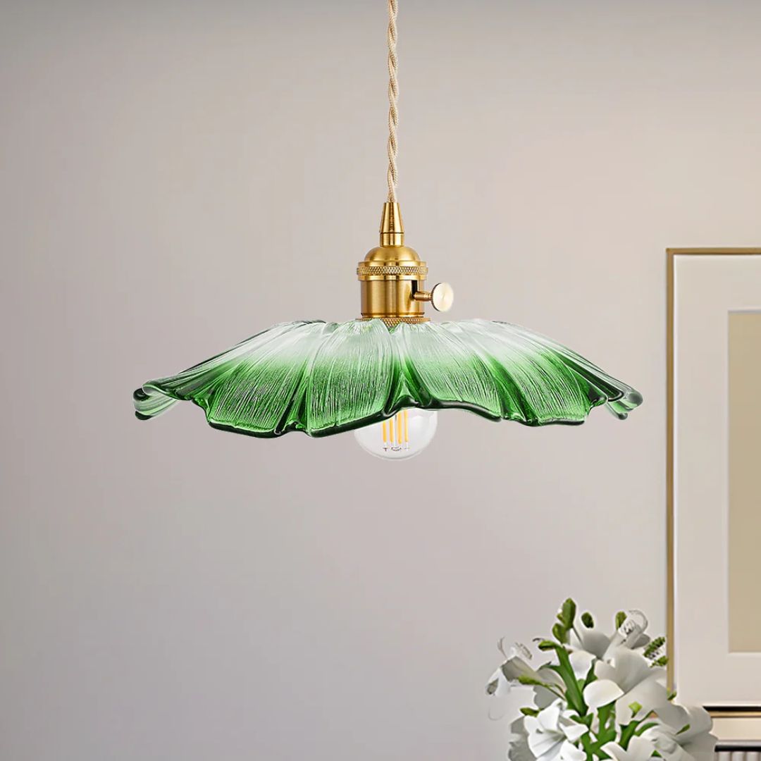 Cullivan | Bloemvormige Glazen Hanglamp