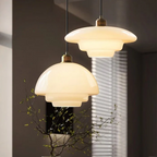 Floressi | Organische Hanglamp met Diffuus Glas