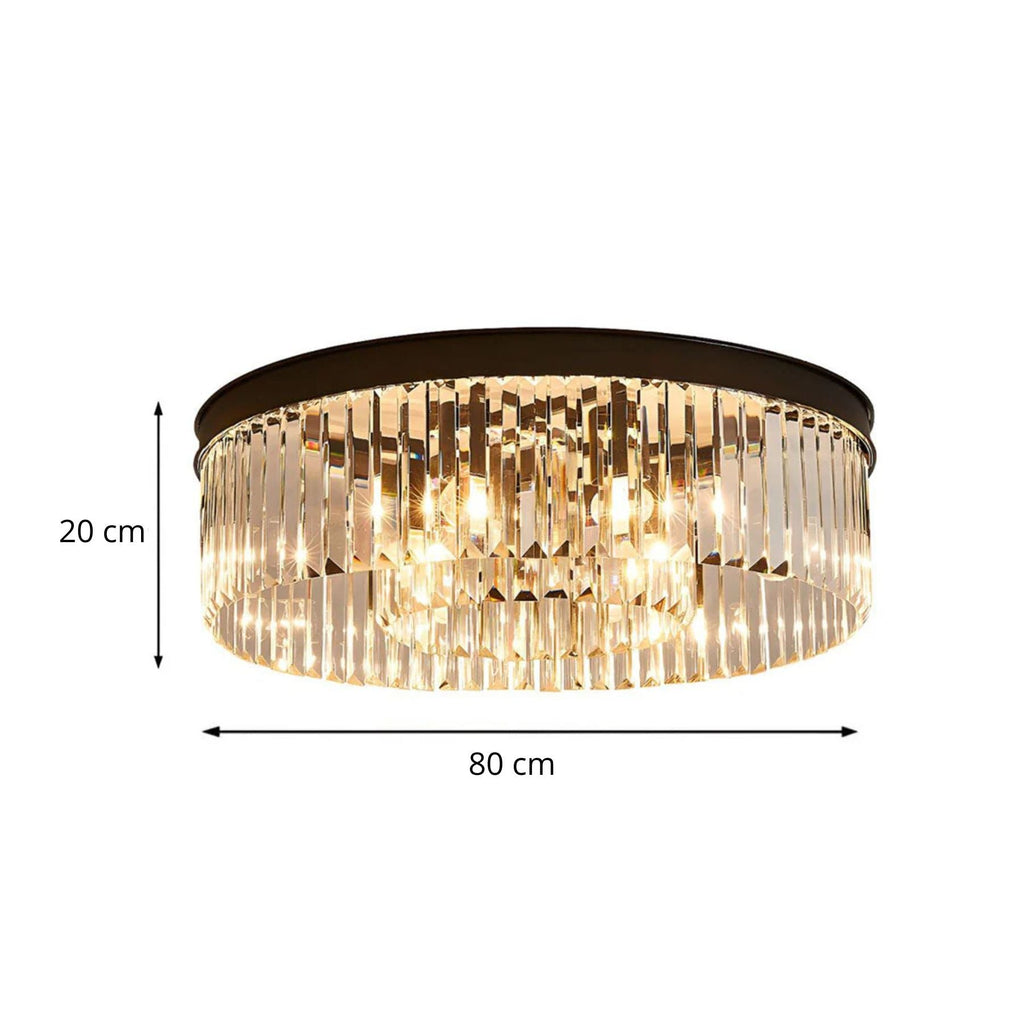 Silvara | Luxe Kristallen Plafondlamp