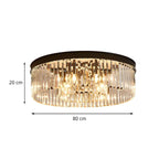 Silvara | Luxe Kristallen Plafondlamp