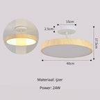 Sintero | Houtlook LED Plafondlamp