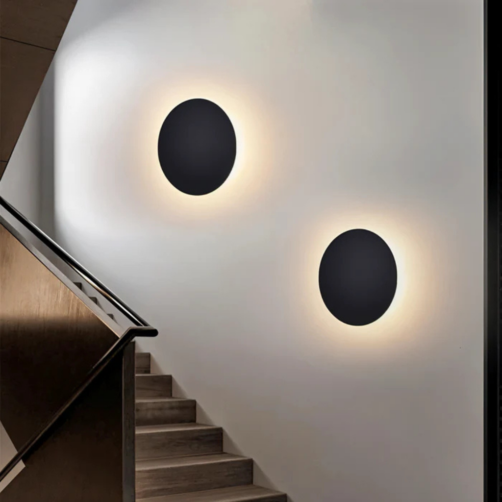 Platte LED Wandlamp Rond – Warm Wit Licht | Orbit