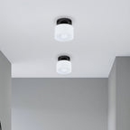 Vetro | Retro Plafondlamp van Gekleurd Glas
