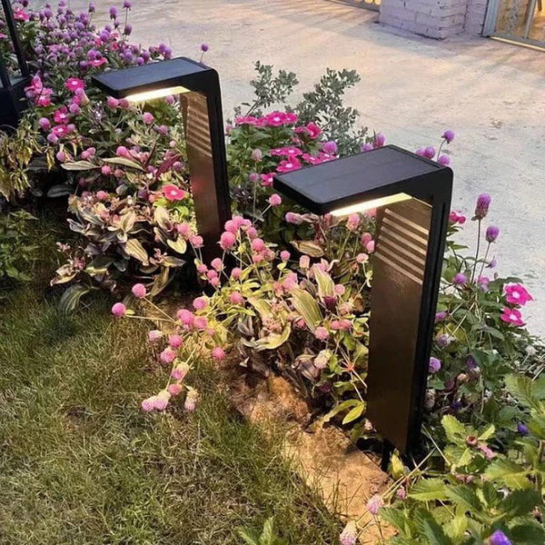 Angolo Solare | Moderne Solar Buitenlamp – Padverlichting – Automatische Sensor