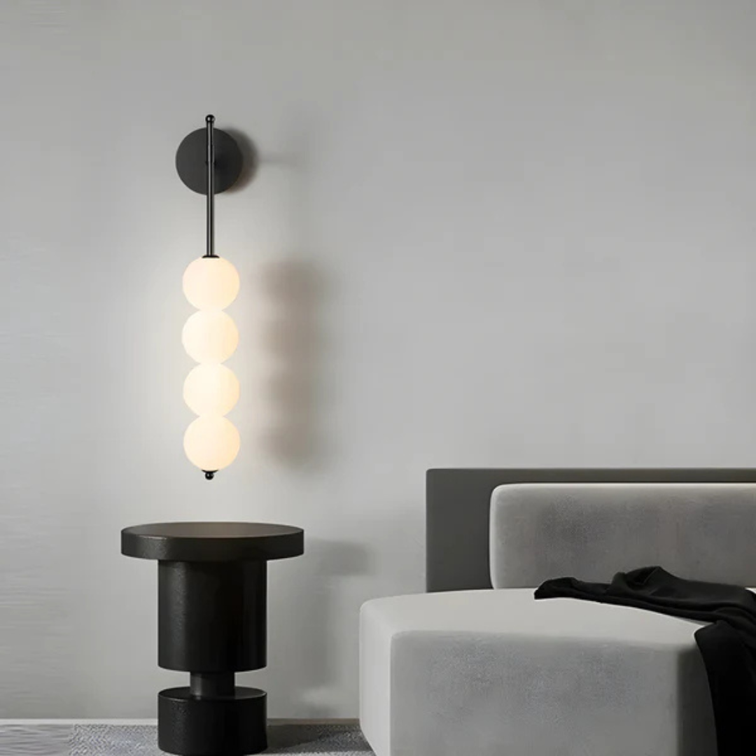 KlarLuna | Binnenwandlamp – Minimalistisch Design – Warm LED-Licht – Metaal & Glas