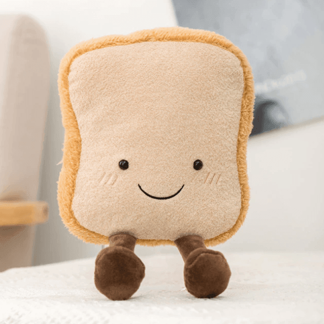 Pane Amico | Pluche Ontbijt Knuffels – Super Zacht – Decoratieve Kussens – Uniek Cadeau