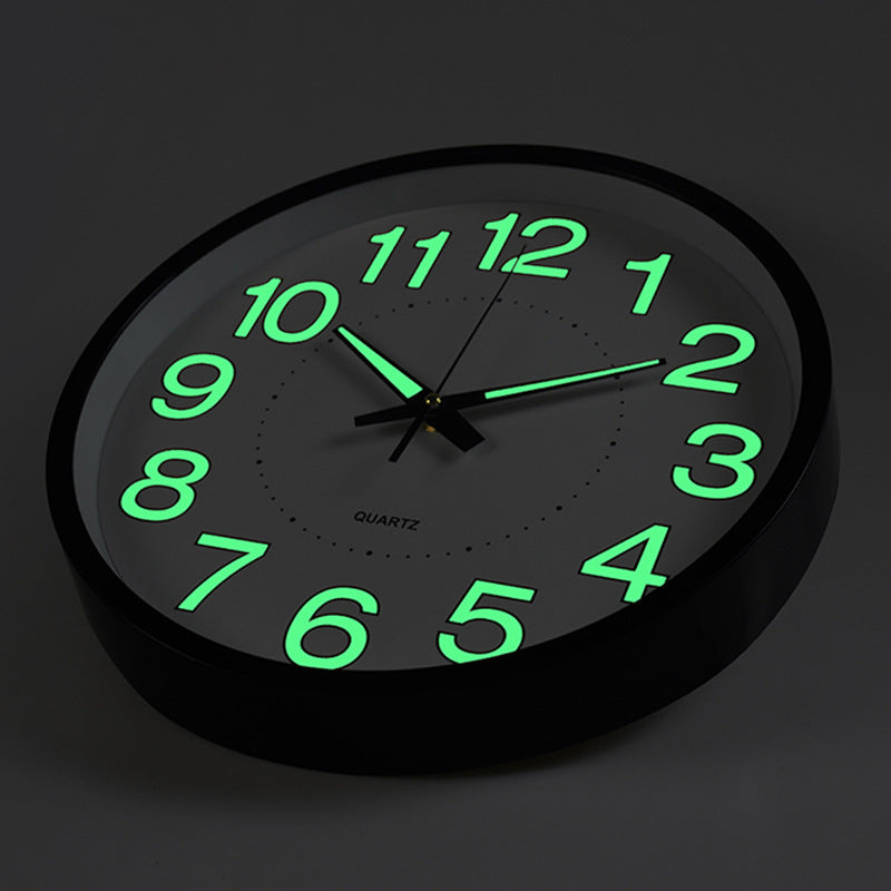 KlarTid | Moderne LED Wandklok – Heldere Tijdsweergave – Ø 30 cm – Functioneel Design
