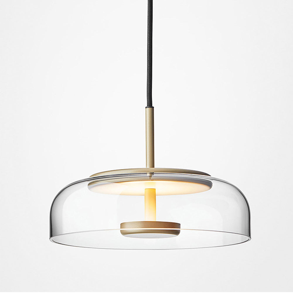 Yuna | Moderne Glazen Hanglamp – Elegant Design met Metaal Accenten & LED