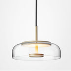 Yuna | Moderne Glazen Hanglamp – Elegant Design met Metaal Accenten & LED