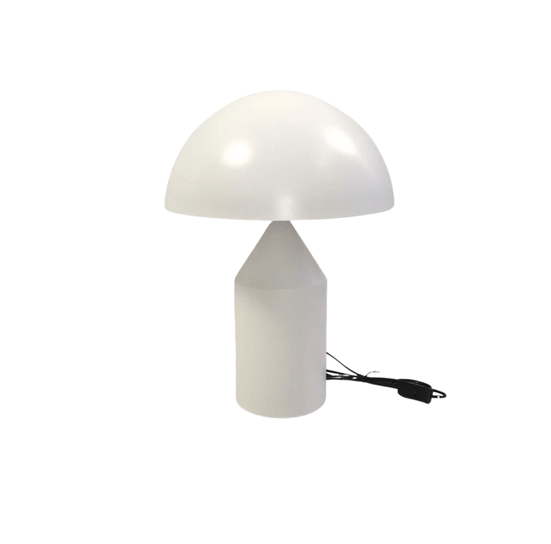 Juno | Moderne Mushroom Tafellamp – Elegant Metaal & Glas met E27 Fitting