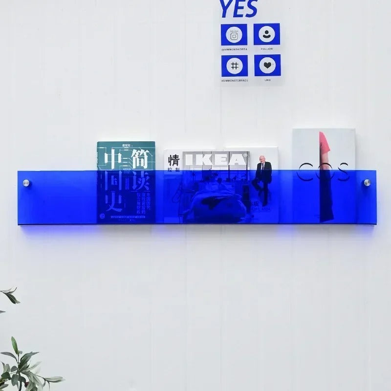 Zwevende Wandplank Transparant – Modern Design – Wandmontage | Seraphina