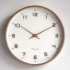 Moderne Wandklok Hout – Geruisloos Uurwerk – Minimalistisch | Tempo Bosco