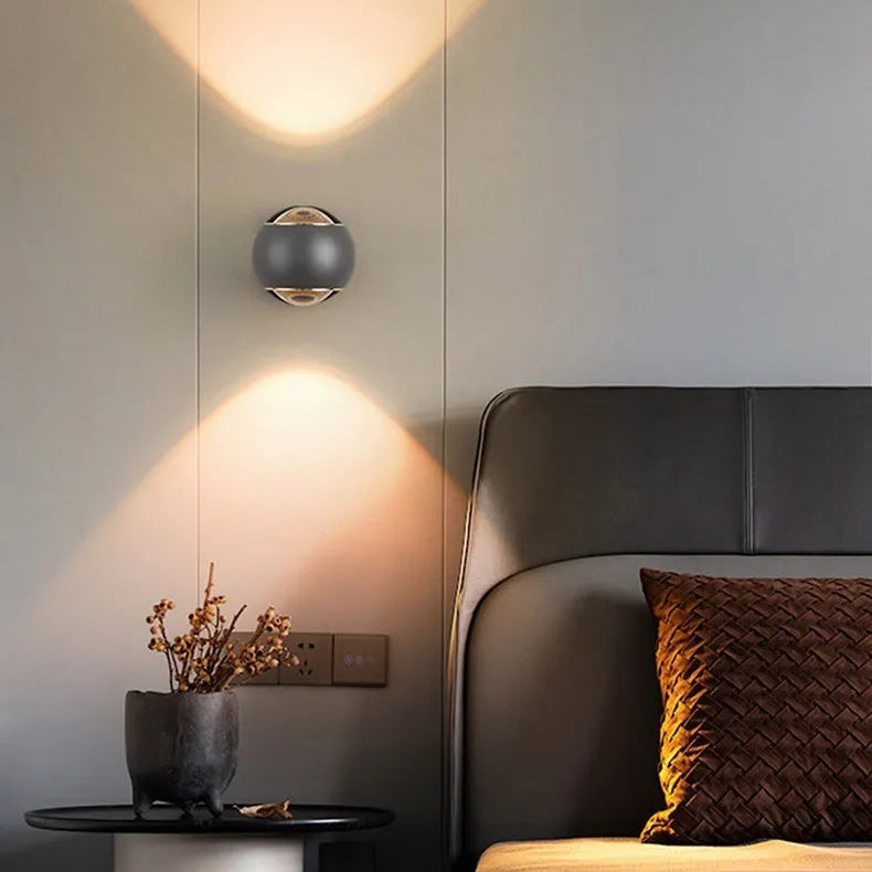 Cintra | Wandlamp met Kristalglas – Up & Down Licht – Compact Design
