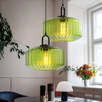 Rivelle | Retro Gekleurde Glazen Hanglamp