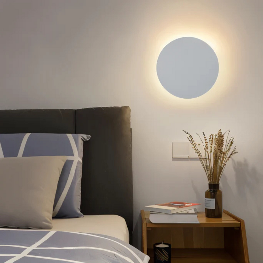 Platte LED Wandlamp Rond – Warm Wit Licht | Orbit