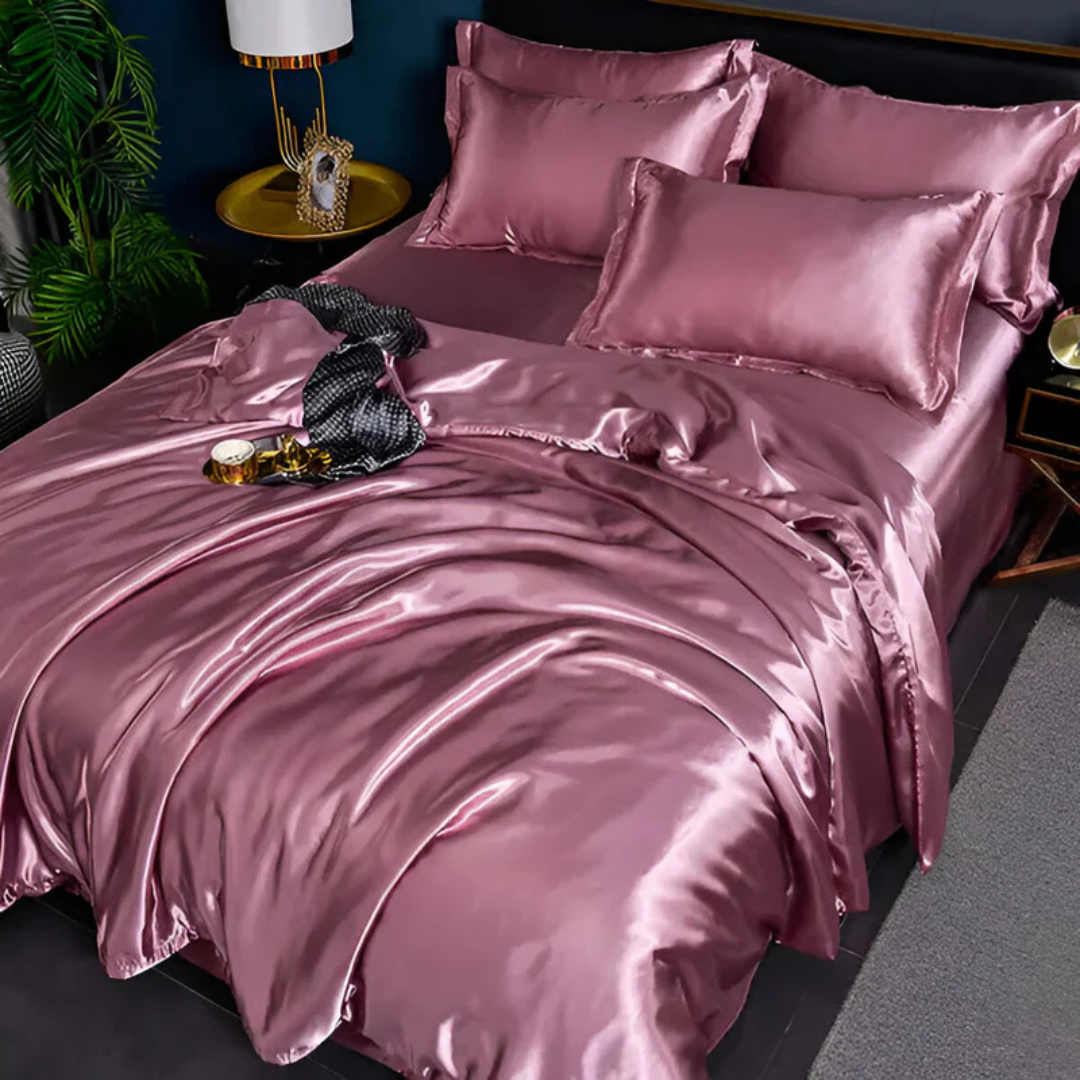 Seta Lusso | Luxe Zijde-Look Bedovertrek – Zijdezacht & Ademend – Hypoallergeen – Inclusief Kussenslopen